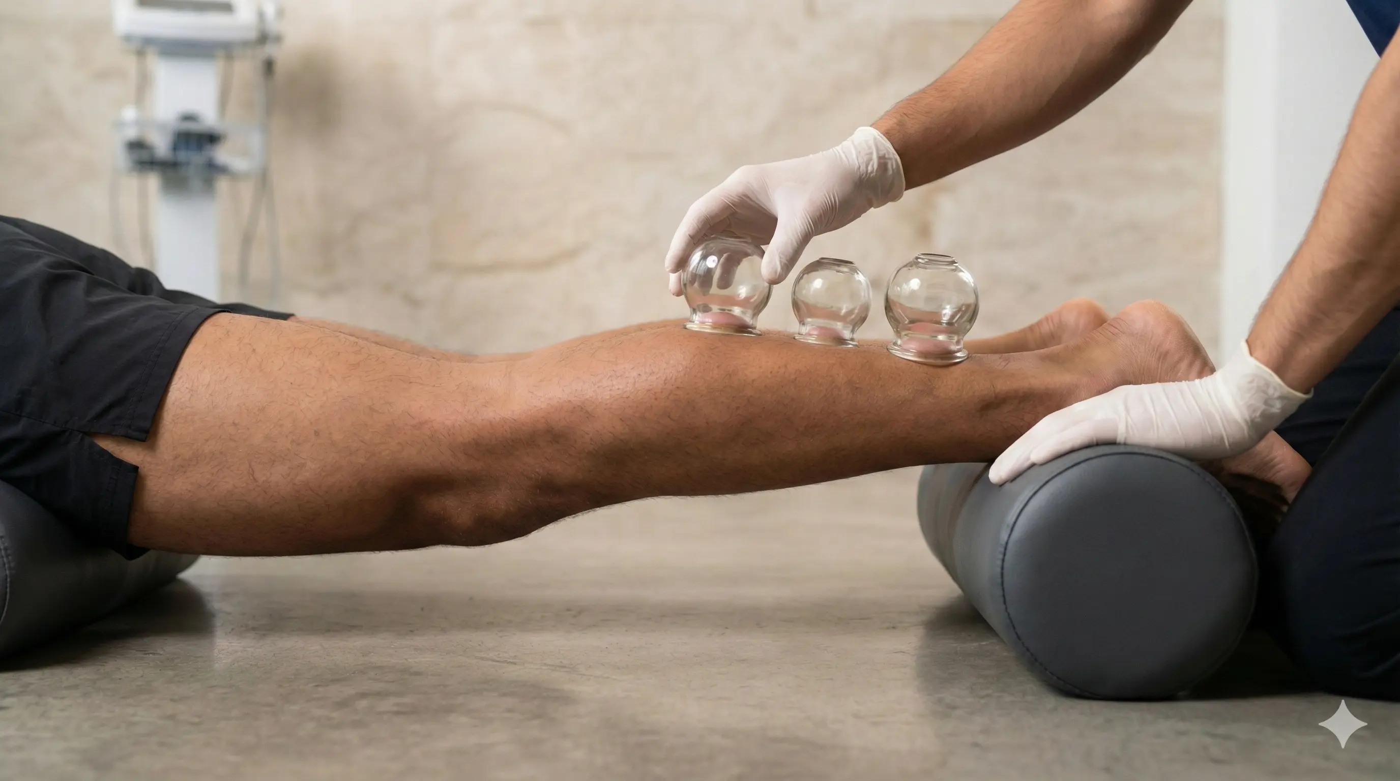 Therapeutic acupuncture and cupping therapy