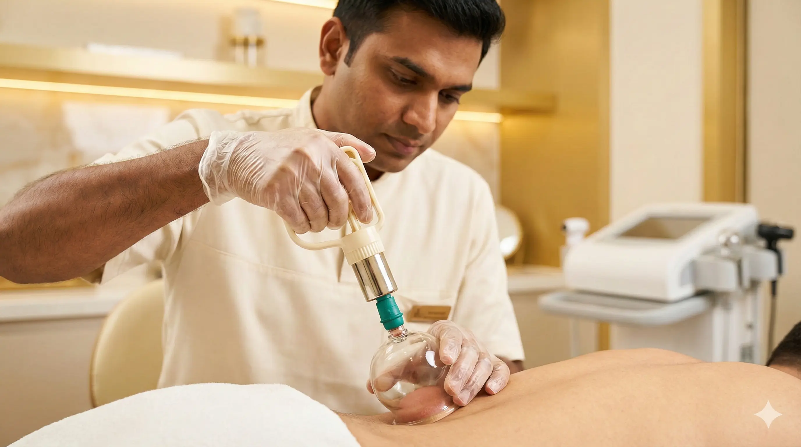 Accupressure points therapy for relaxation